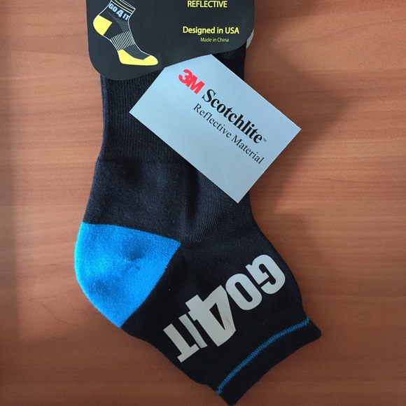 Reflective sport socks men’s. - Picture 2 of 2